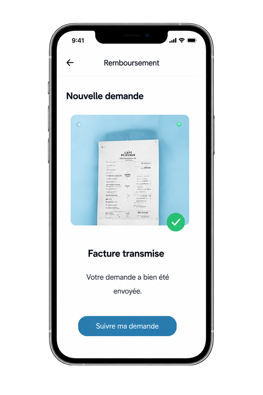 Remboursement sur facture